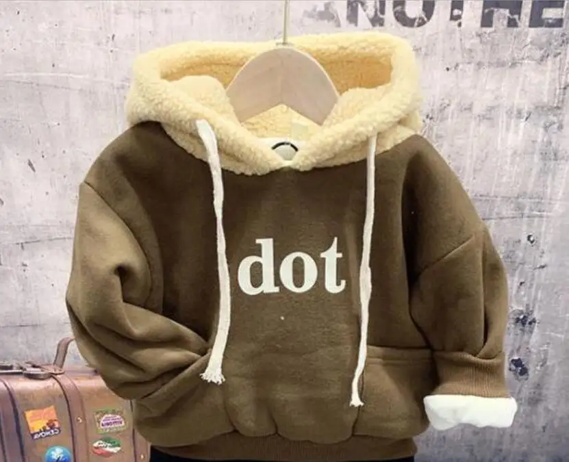 white hoodie Детская одежда, детская одежда коллекция года, зимние комплекты одежды для маленьких мальчиков толстый костюм с капюшоном спортивный костюм для маленьких мальчиков возрастом от 2 до 6 лет - Цвет: white hoodie