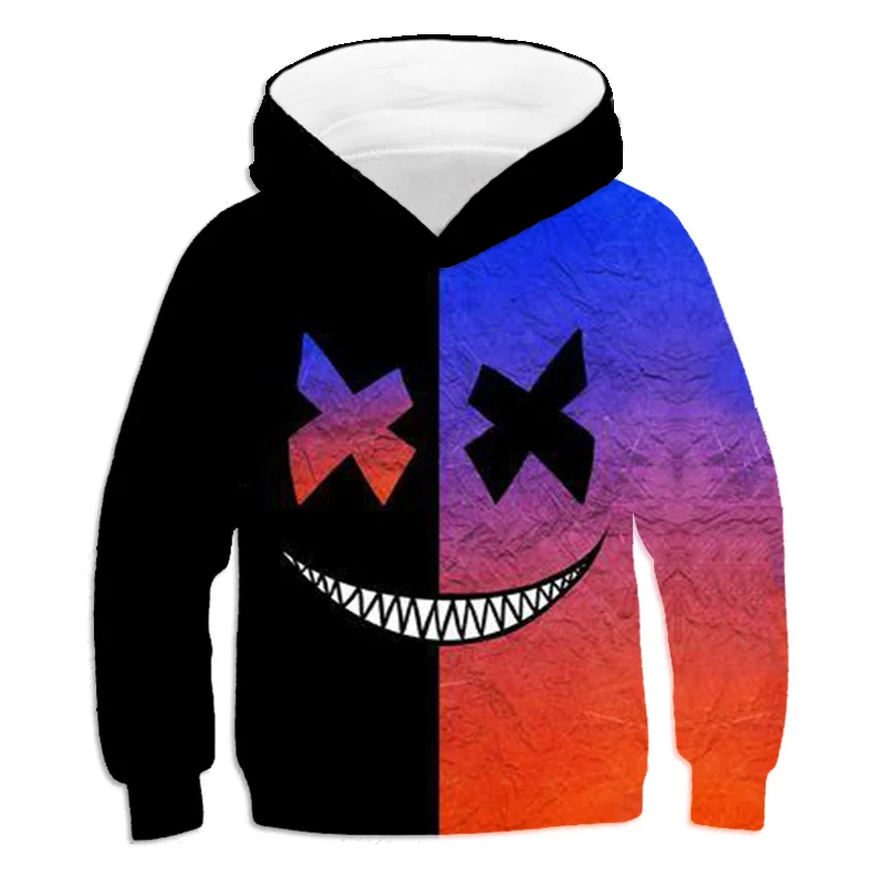 Свитер XOXO с 3d рисунком модная Уличная Повседневная толстовка для мальчиков