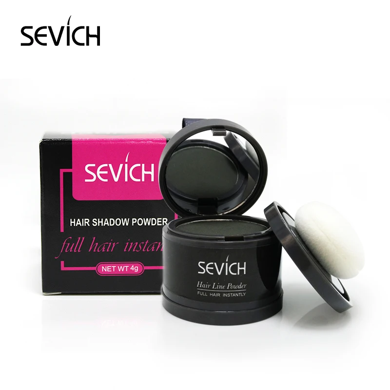 Sevich Light Blonde Color Hairline Shadow Powder Instantly Root Cover Up 4g Hair Fluffy Powder Hair Concealer Coverag Make up images - 6