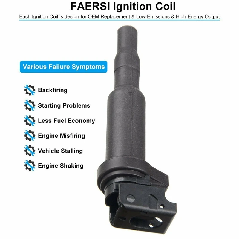 Ignition Coil Replacement 0221504470 12137594937 12137562744 12137571643  For Bmw 325i 325ci 328i 330ci 335i 525i X3 X5 M5 M6 Z4 Ignition Coil  AliExpress
