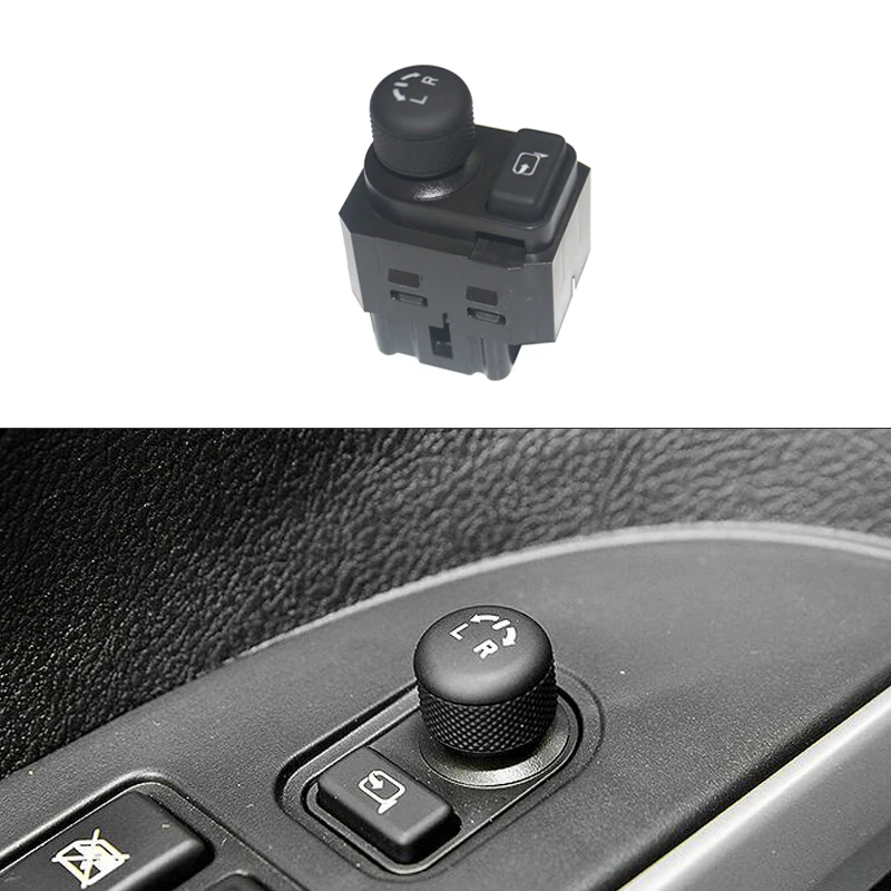 Car Rearview Mirror Folding Switch Lens Adjust Button For Suzuki Swift