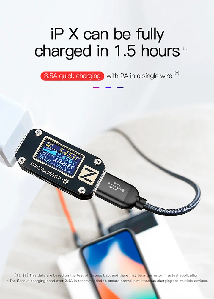 Кабель для мобильного телефона BASEUS, 3 в 1, кабель Micro USB, кабель usb type-C, кабель type-C для зарядки samsung, Xiaomi, USB, шнур для освещения