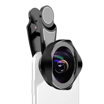 

HOT-L-816 Universal Mobile Phone Mirror 4K HD 0.6X Distortion-Free Wide-Angle Macro Lens
