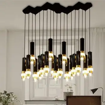 

crystal Chandelier Nordic Family Living Room led Light New Creative Simple Modern Atmospheric Dining Room Chandelier Lighting
