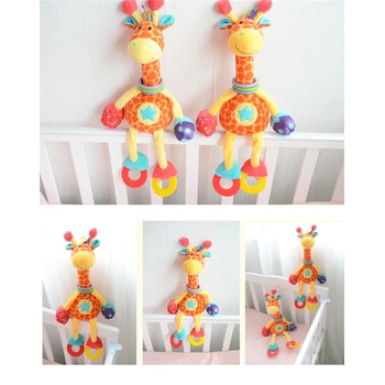 

Baby Plush Toy Giraffe Quilt Crib Hanging For The Best Gift Toy Brinquedos Children Juguetes