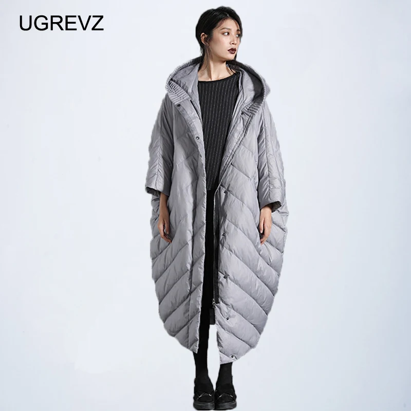 Супер длинный женский зимний пуховик Женская парка плотная 90% белая утка женская