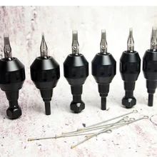 Регулируемый супер Darklab картридж Татуировка ручка для иглы картриджи поставка