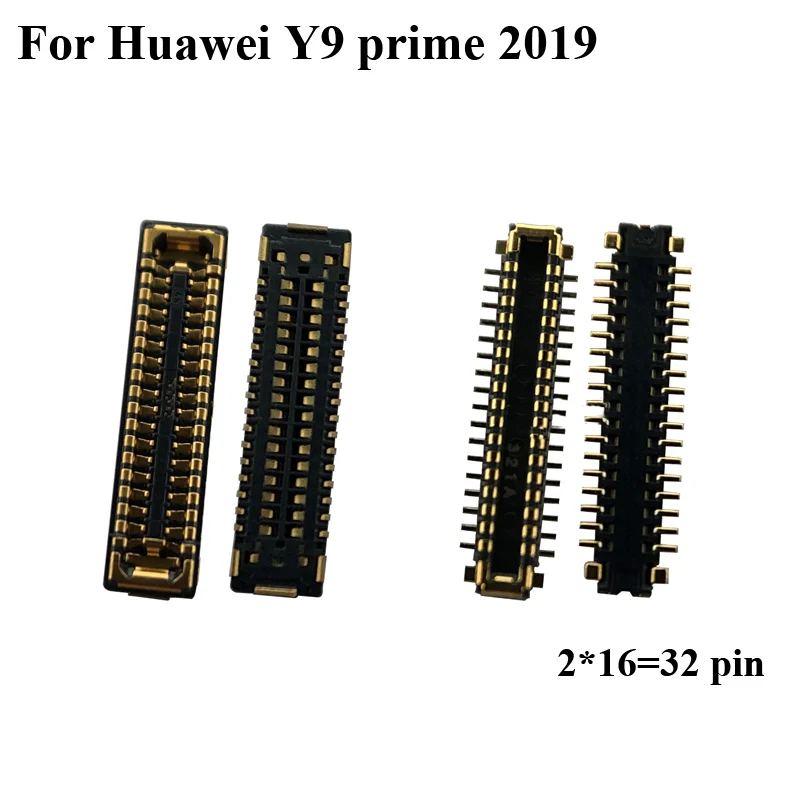 2 шт. для Huawei Y9 prime 2019 ЖК экран FPC разъем Y 9 логика на материнской плате Y9prime 2019|Комплекты аксессуаров телефонов|