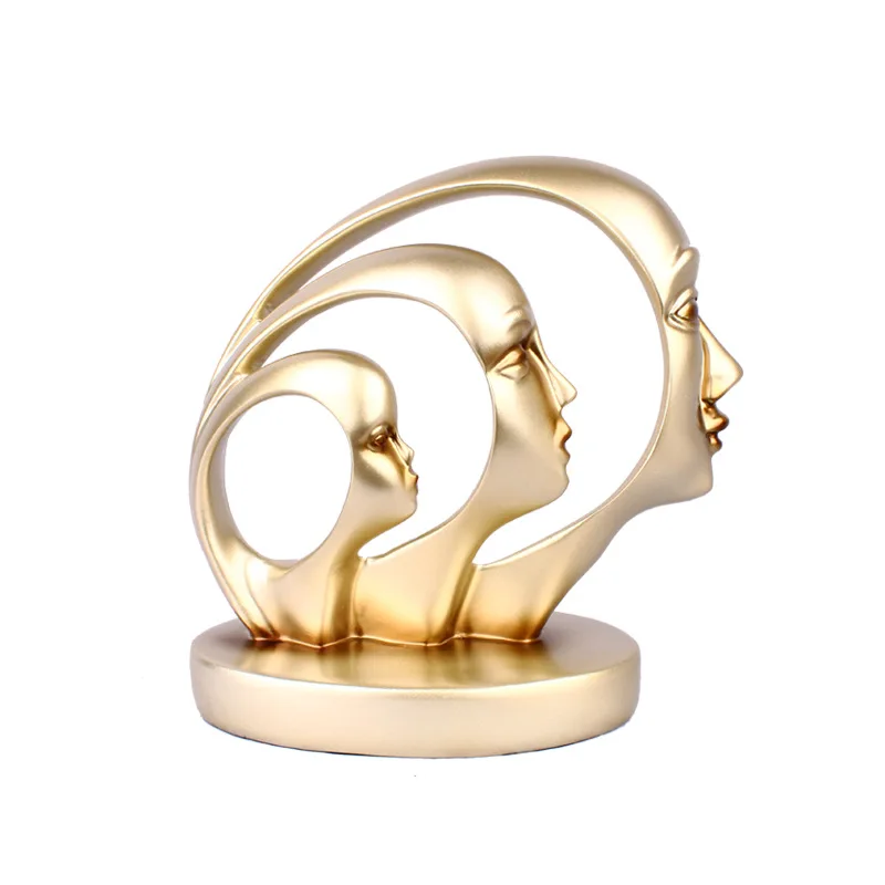 European-style half-face art statues, resin modern art sculptures, Personalized home decoration accessories, gift figurines European-style half-face art statues, resin modern art sculptures, Personalized home decoration accessories, gift figurines