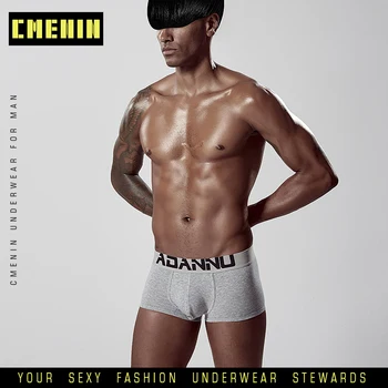 

Male Panties Breathable Boxer Underwear Boxers Cotton Men Underpants U convex pouch Sexy Under Wear Shorts Boxershorts AD125