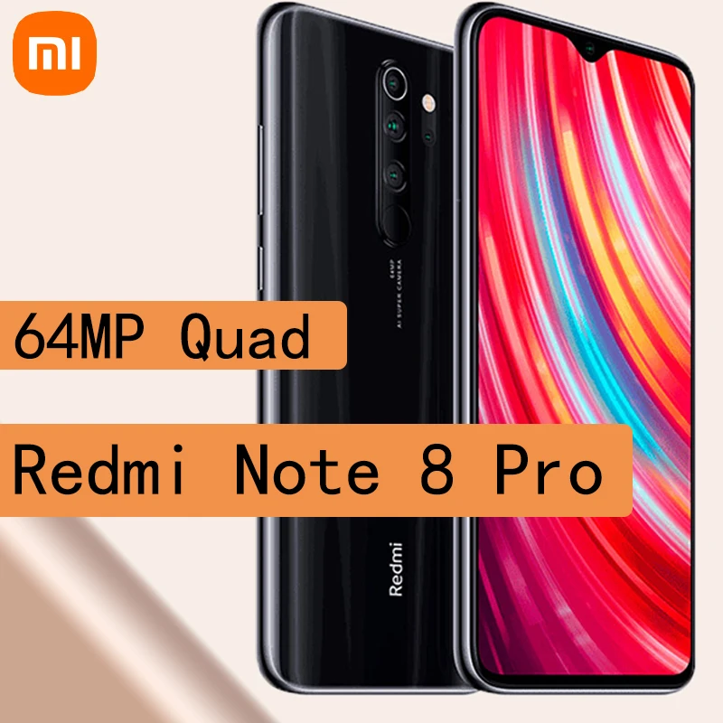 Смартфон Xiaomi Redmi Note 8 Pro 6 + 128 ГБ Helio G90T 4500 мА · ч 64-мегапиксельная четырехъядерная