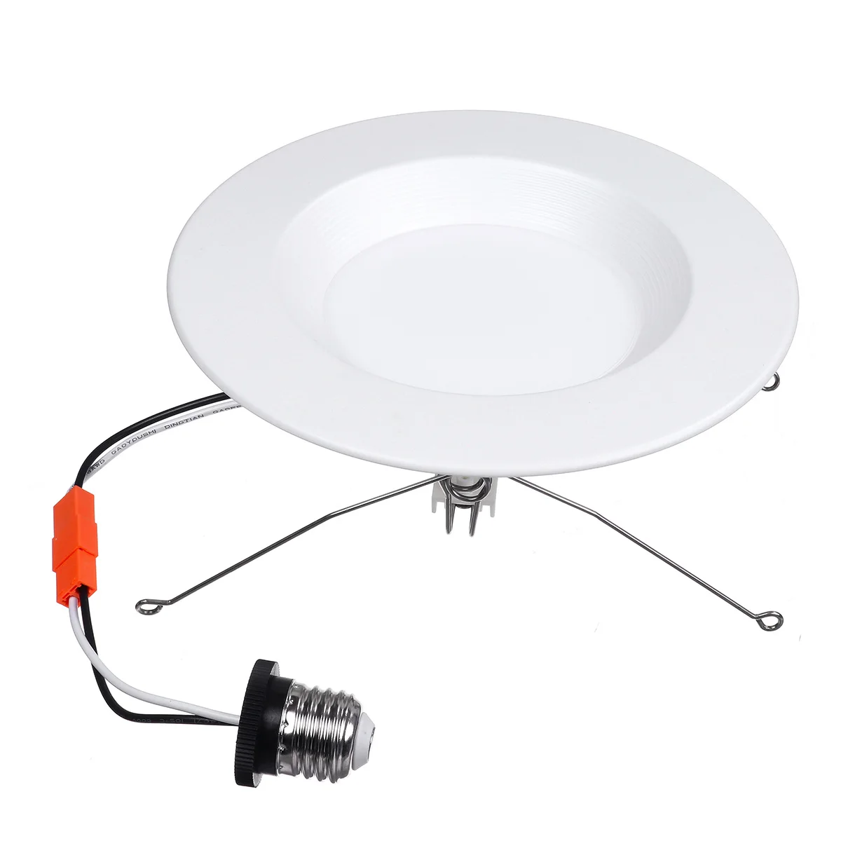 LED Downlight 5/6inch Dimmable 15W Round LED Panel Light E26 Ultra-thin Recessed LED Light White/Warm White forhome lighting