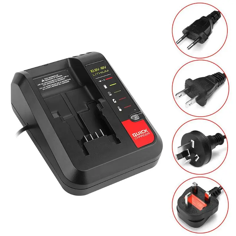 Зарядное устройство для Black Decker Для Porter-кабель для аккумуляторов Стэнли 10,8-20 в