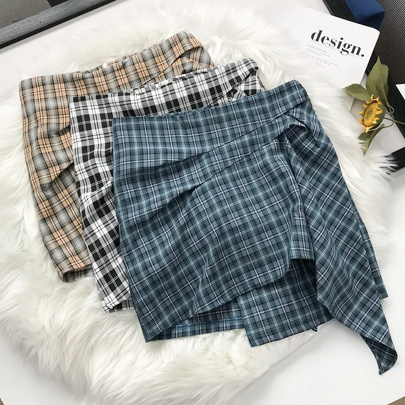 

Spring Korean-style Girl'S Versatile Irregular Half-length Short Skirt Slimming Fashion New Style Casual Western Style 2.15