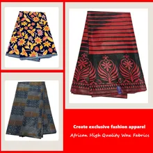 6 ярдов голландский Анкара воск печати шитье печатных супер Nederland восковые ткани высокого качества в нигерийском, африканском стиле ткани платье