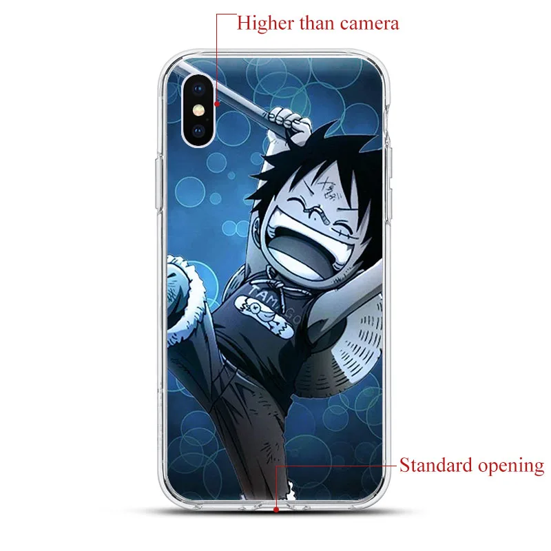 Чехол для телефона iPhone 12 11 Pro X XR XS MAX SE2020 7 8 6 6s Plus 5S 12mini аниме One Piece Модный
