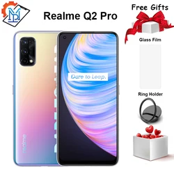 Realme Q2 Pro 5G мобильный телефон 6,4 дюймов полный Экран 8 ГБ + 128 ГБ Dimensity 800U Octa Core 48MP Камера 4300 мА/ч, Батарея смартфон