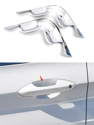 Couverture de garniture de cuvette de porte de voiture Geely Coolray SX11 2018 2019 2020 cadre autocollant de décoration, accessoires extérieurs chromés ABS 