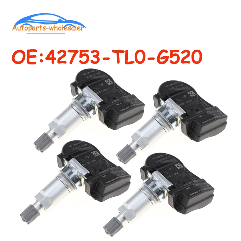 4 шт./лот автомобильный 42753 TL0 G520 42753TL0G520 для 2014 2020 Honda Jazz TPMS датчик давления в шинах
