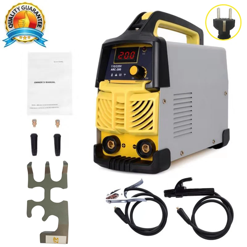 Welder?200A ARC MMA Welding Machine IGBT 50-60HZ Digital  LCD Hot Start 80% Cycle  With Free Accessories