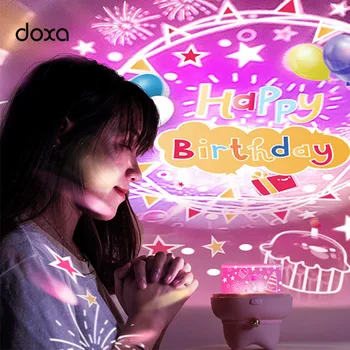 

LED Night Light Lovely Pet Shape Starry sky Projector GY274 Bluetooth Music Remote Control USB Night Lamps For Home Decor Gifts