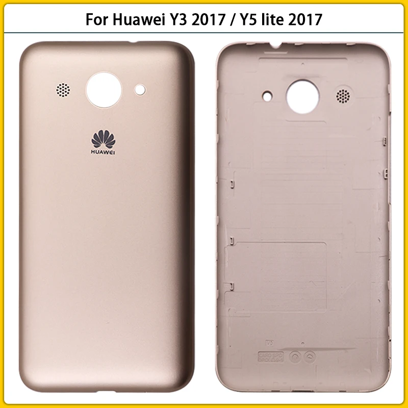 Задняя крышка батарейного отсека для Huawei Y3 2017 CRO-L02 CRO-L22 Y5 lite | Мобильные телефоны и