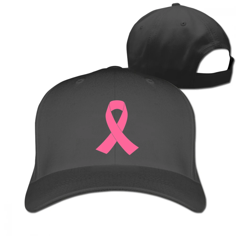 

Breast Cancer Awareness Black Unisex Men's Women's Truker Cap Adjustable Golf Dad hat
