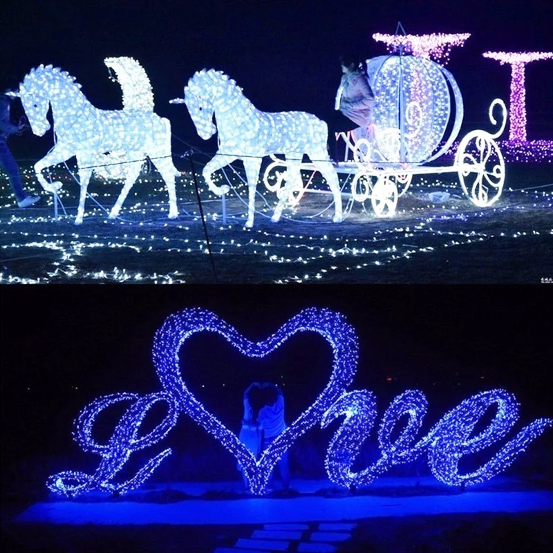 

Festival Outdoor Fairy String Led Fairy Lights Durable Super Bright Yard Xmas Decor Garden Romantic 220V 10M 100LED