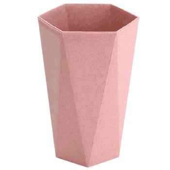 

Nordic Style Green Straw Plastic Cup Toothbrush Holder Cup Wash Cup Drinking Cup Mug Pink