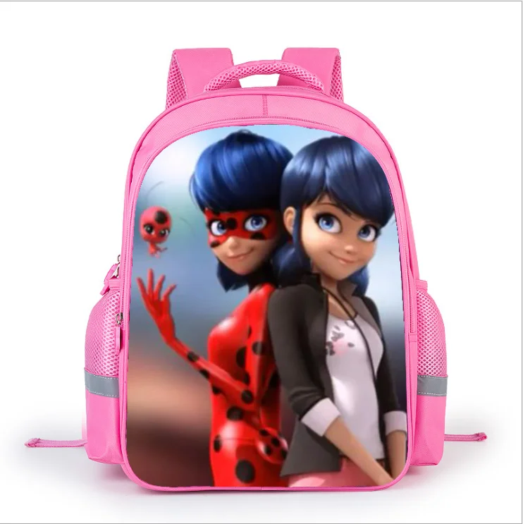 2020 anime nuevo niña mariquita mochila transpirables de moda de gran capacidad de los niños mochila 1-3 grado estudiante mochila marea