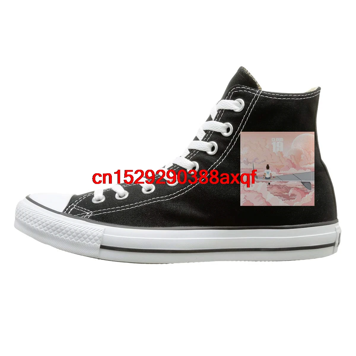 

High-top Canvas Shoes Sneaker Ke-hlani Casual Walking Shoes for Mens Womens