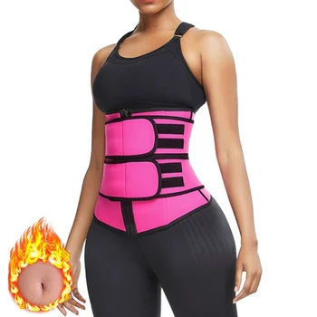 

Loss Weight Lumbar Women Bodyshaper Steel Boned Waist Corset Trainer Sauna Sweat Girdle Cintas Modeladora Trimmer Belt