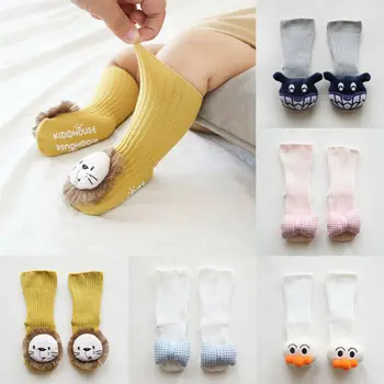 

Baby Warmer Socks Boy Girl Summer Cotton Cartoon Non-slip Toddler Floor Socks