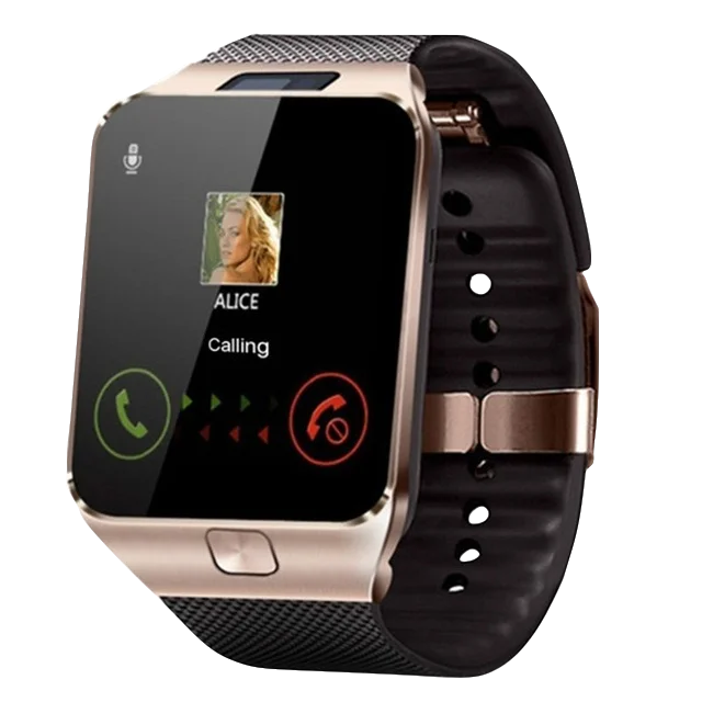 dz09-gold NEW Smart Watch Women Men Sport Pedometer With SIM Camera Smartwatch for Android HUAWEI Apple Samsung watch Pk Z60 DZ09 GT08 - Цвет: dz09-gold