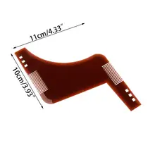 Борода волос бритья расческа Кисть шаблон инструмент для бритья формы линии мужчины разглаживающая форма