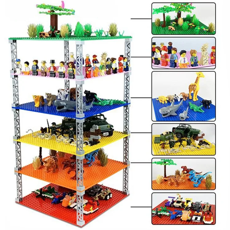 

Double-sided Base Plates Plastic Small Bricks Baseplates Compatible classic dimensions Building Blocks Construction Toys 32*32