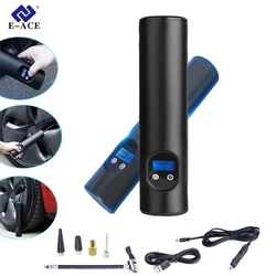 Compresseur d'air Portable pour pneus de voiture, 12V, 150psi, avec éclairage LED, adapté aux ballons de pneus de vélo 