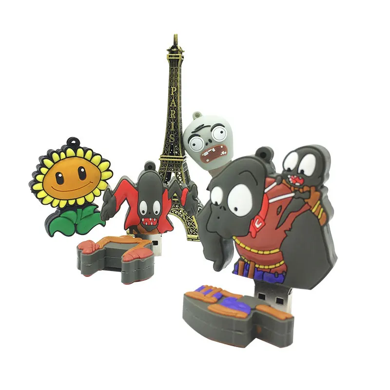 usb flash drive 32gb Plants vs. Zombies pen drive 16gb 8GB 4GB usb stick 64gb pendrive 2.0 128g special Christmas/Halloween/Gift