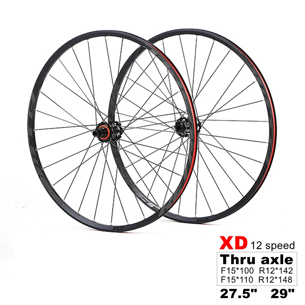 

Mtb Wheelset 29er 27.5 650B M920-AL Thru Axle R12X148mm R12X142mm XD 12 speed Carbon Hub F15X100mm F15X110mm
