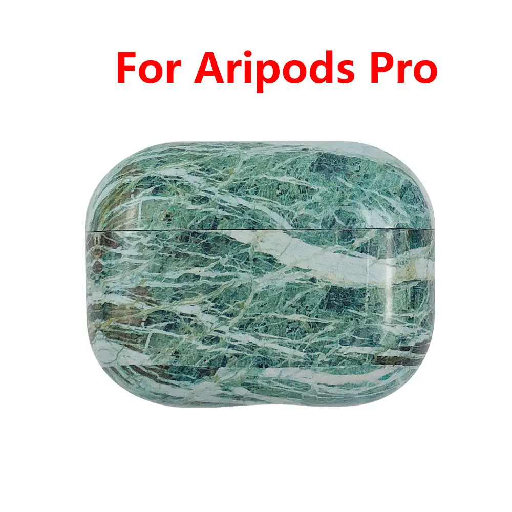 Защитный чехол для наушников для Apple Airpods Pro мраморный Жесткий Чехол для Airpods 2 1 Аксессуары для наушников Air Pods чехол - Цвет: 10