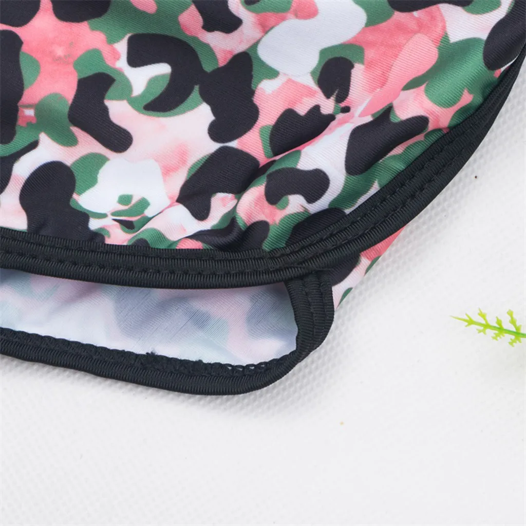 JAYCOSIN triangle split sexy bikini swimwear women summer camouflage print two-piece bikini fashion beach halter strap swimwear 