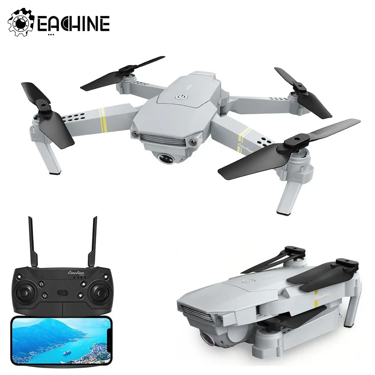 Eachine-Mini Dron plegable con cámara profesional HD, cuadricóptero con  cámara 4K 1080P, UAV, FPV, RTF, E58 PRO - AliExpress