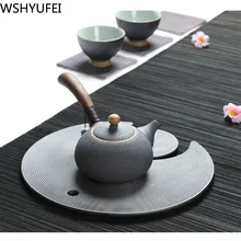 Стиль фиолетовый; песок чайник анти-скальдинг жаростойкий чайный набор кунг-фу чайник офисный бытовой Питьевая утварь WSHYUFEI