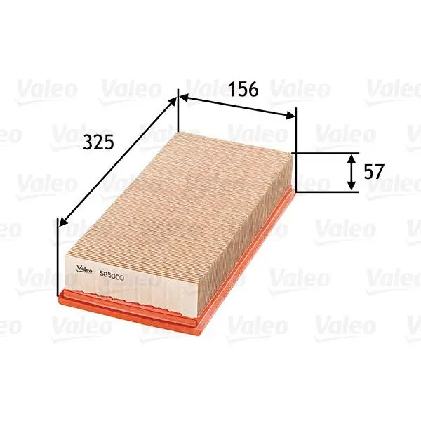 Фильтр воздушный PEU 405 II VALEO 585000