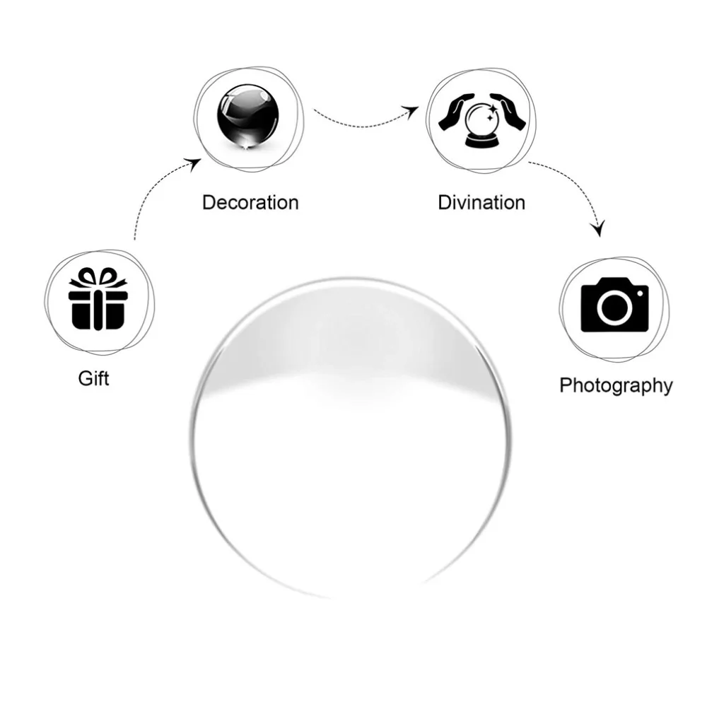 Transparent crystal ball (9)
