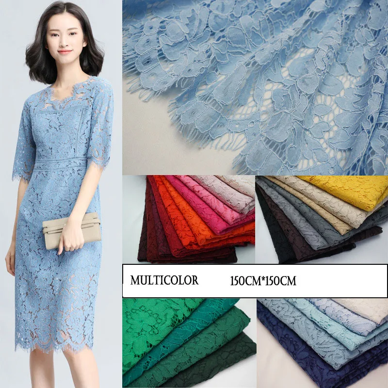 150CM*150CM High quality water soluble eyelashes Lace hollow fabric dress sewing Wedding Dresses DIY Craft supply AP2209 | Дом и сад