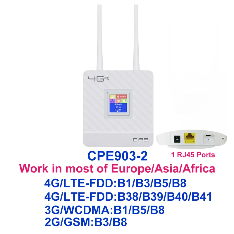 wps wifi extender TIANJIE 4G Wifi Router CPE Antenna WAN LAN RJ45 Unlocked Modem Lte Sim Card Hotspot Wireless wifi repeater with lan port Modem-Router Combos