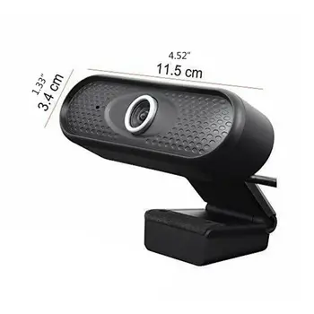 

1080P H-D Webcam High Resolution Computer Peripherals Plastic Built In Microphone for PC Computer