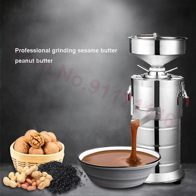 Peanut / Sesame Butter Making Machine Grinder Stainless Steel Peanut Butter  Maker Home Commercial Nuts Butter Maker - AliExpress