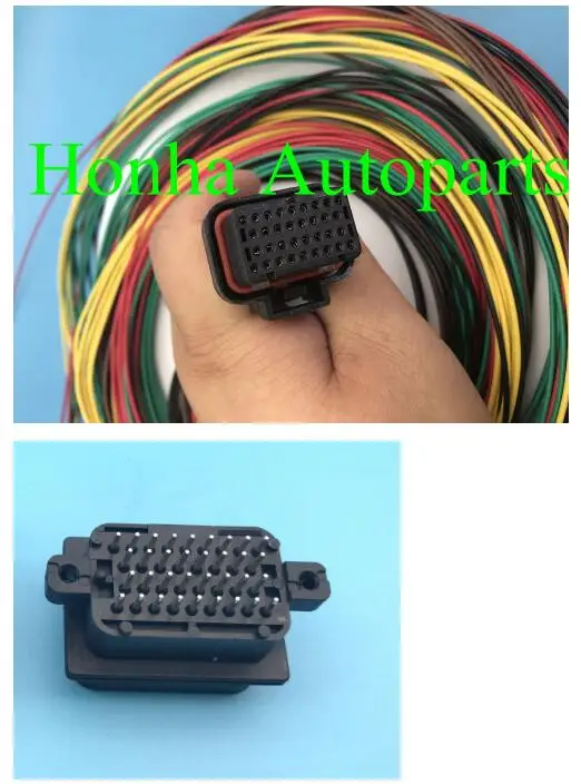 1 Pz Spedizione Gratuita Cablaggio Motec/Haltech Ecu 34 Pin Connettore Femmina Dta S60 E S80 Cablaggio Con Connettore Maschio